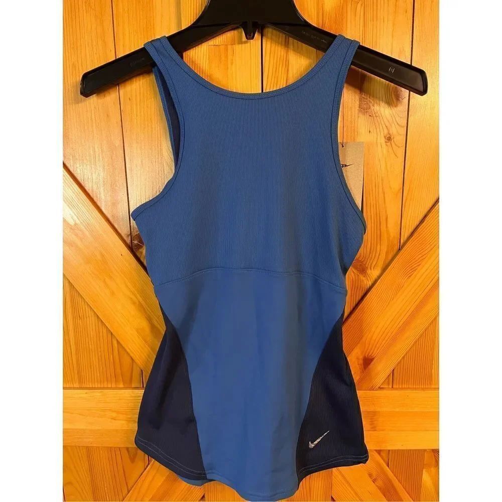 Nike DRI-FIT Yoga Women's Tank Top (Blue) Size XS nwt (3076)